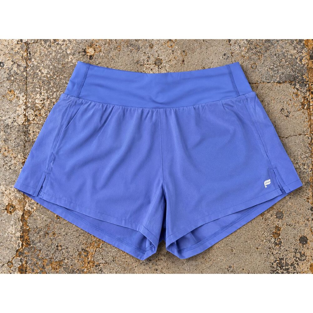 Fabletics Women's Blue High Rise Athletic Running Shorts